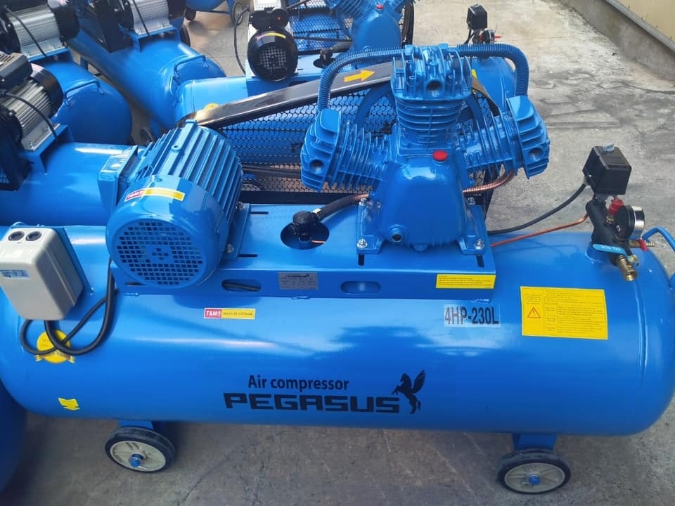Máy nén khí dây đai PEGASUS TM-W-0.36/8-230L